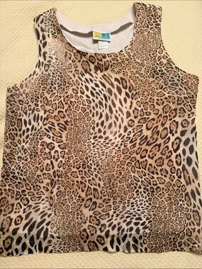 SeaSuns Sleeveless Leopard Print Tank Top -
